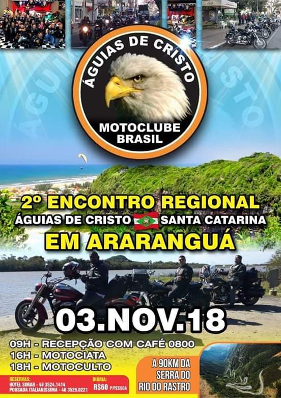 14° Encontro do moto clube Águias de Cristo 