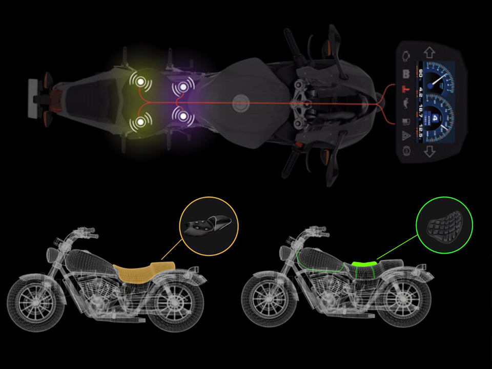 Banco de Moto com Vibração