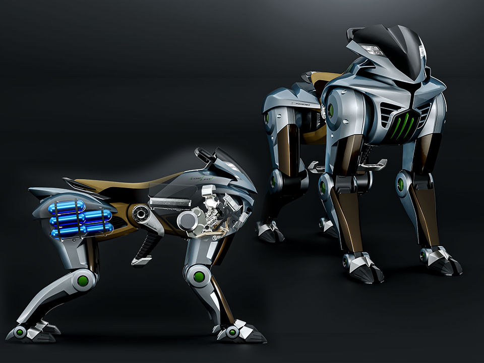 cavalo robô
