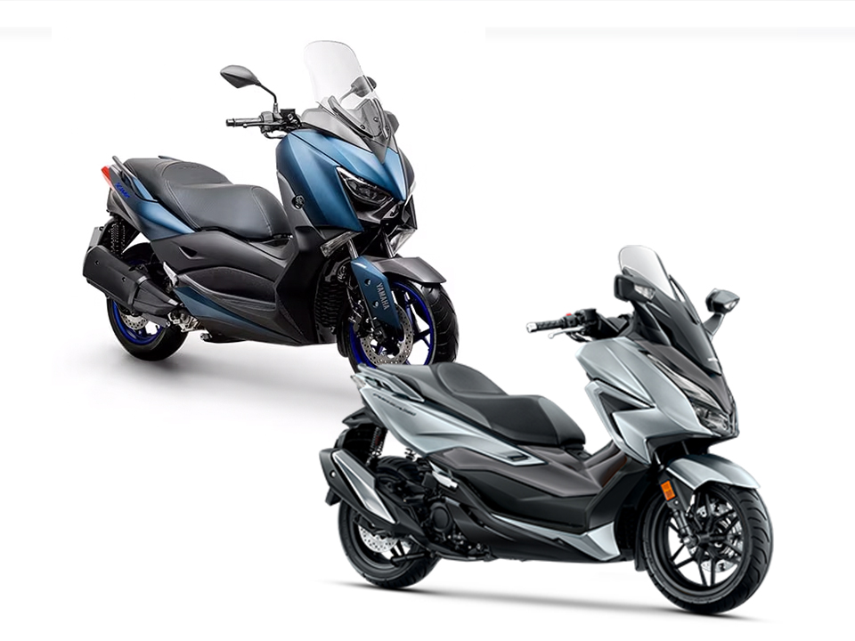 Honda Forza 350 vs Yamaha XMAX 300