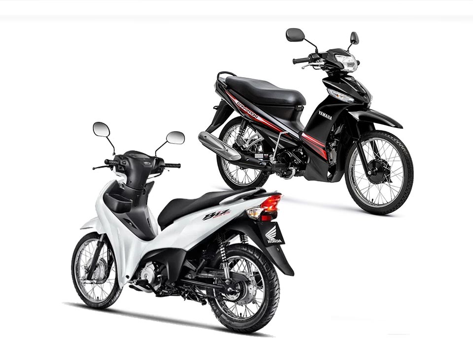 Yamaha Crypton T115 x Honda Biz 125