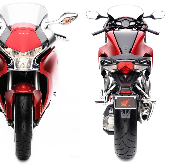 Honda VFR1200F em Ação